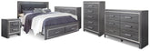 Homestyle Furniture - Ashley Furniture - Lodanna King Storage Bed, 2 Dressers, Cheat and Nightstand - King Storage Bed, 2 Dressers, Cheat and Nightstand - B214B50