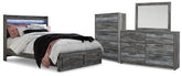 Homestyle Furniture - Ashley Furniture - Baystorm Queen Storage Bed, Dresser, Mirror and Chest - Queen Storage Bed, Dresser, Mirror and Chest - B221B82