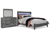 Homestyle Furniture - Ashley Furniture - Baystorm Queen Panel Bed, Dresser and Mirror - Queen Panel Bed, Dresser and Mirror - B221B19