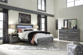 Baystorm Queen Panel Storage Bed with Mirrored Dresser and Nightstand - Bedroom Set - Ashley Furniture | Homestyle Furniture Arkansas