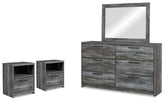 Homestyle Furniture - Ashley Furniture - Baystorm Dresser, Mirror and 2 Nightstands - Dresser, Mirror and 2 Nightstands - B221B64