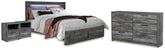 Homestyle Furniture - Ashley Furniture - Baystorm King Storage Bed, Dresser and 2 Nightstands - King Storage Bed, Dresser and 2 Nightstands - B221B75
