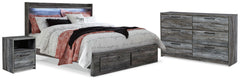 Homestyle Furniture - Ashley Furniture - Baystorm King Panel Storage Bed, Dresser and Nightstand - King Panel Storage Bed, Dresser and Nightstand - B221B49