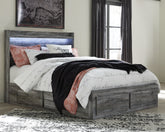 Baystorm Queen Panel Bed with 2 Side Storage, Dresser, Mirror, and Nightstand - Bedroom Set - Ashley Furniture | Homestyle Furniture Arkansas