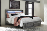 Baystorm King Panel Storage Bed, Dresser, Chest and 2 Nightstands - Bedroom Set - Ashley Furniture | Homestyle Furniture Arkansas
