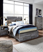Homestyle Furniture - Ashley Furniture - Baystorm Full Panel Bed with 6 Storage Drawers - Full Panel Bed with 6 Storage Drawers - B221B27