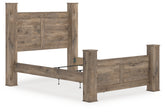 Homestyle Furniture - Ashley Furniture - Rusticott Queen Poster Bed - Queen Poster Bed - PCB2260B4