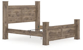 Homestyle Furniture - Ashley Furniture - Rusticott King Poster Bed - King Poster Bed - PCB2260B7