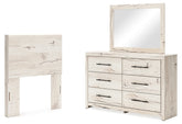 Homestyle Furniture - Ashley Furniture - Lawroy Twin Panel Headboard, Dresser and Mirror - Twin Panel Headboard, Dresser and Mirror - B2310B27