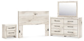 Homestyle Furniture - Ashley Furniture - Lawroy Queen Panel Headboard, Dresser and Nightstand - Queen Panel Headboard, Dresser and Nightstand - B2310B47