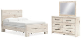 Homestyle Furniture - Ashley Furniture - Lawroy Full Panel Bed, Dresser and Mirror - Full Panel Bed, Dresser and Mirror - B2310B18