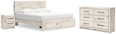 Homestyle Furniture - Ashley Furniture - Lawroy King Storage Bed, Dresser and Nightstand - King Storage Bed, Dresser and Nightstand - B2310B39