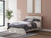 Homestyle Furniture - Ashley Furniture - Lawroy Queen Panel Storage Bed - Queen Panel Storage Bed - B2310B4