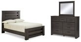 Homestyle Furniture - Ashley Furniture - Brinxton Full Panel Bed, Dresser and Mirror - Full Panel Bed, Dresser and Mirror - B249B6
