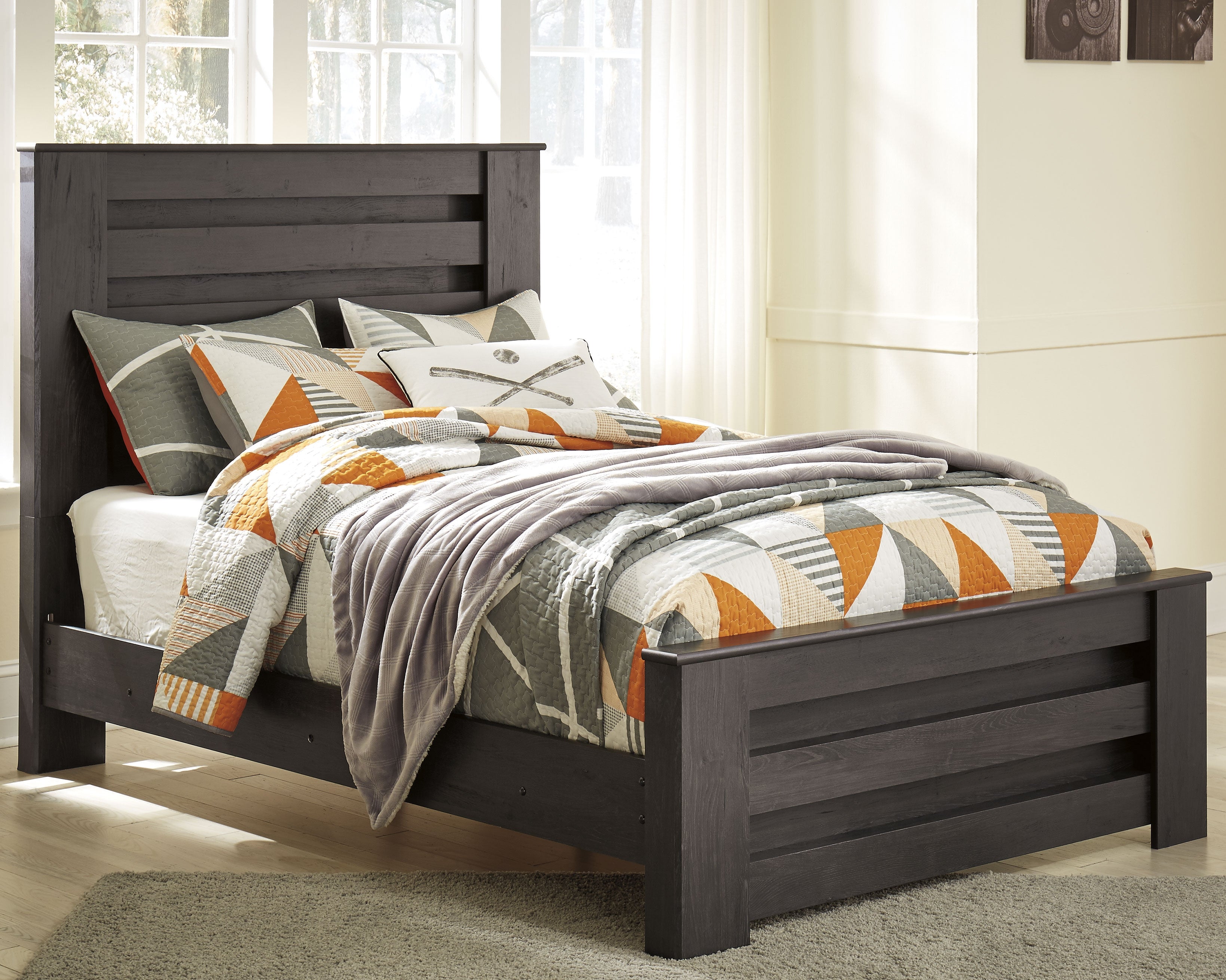 Homestyle Furniture - Ashley Furniture - Brinxton Full Panel Bed - Full Panel Bed - B249B5
