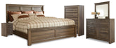 Homestyle Furniture - Ashley Furniture - Juararo California King Panel Bed, Dresser, Mirror, Chest and Nightstand - California King Panel Bed, Dresser, Mirror, Chest and Nightstand - B251B40