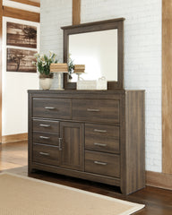 Homestyle Furniture - Ashley Furniture - Juararo Dresser and Mirror - Dresser and Mirror - B251B1