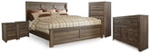 Homestyle Furniture - Ashley Furniture - Juararo King Panel Bed, Dresser, Chest and 2 Nightstands - King Panel Bed, Dresser, Chest and 2 Nightstands - B251B39