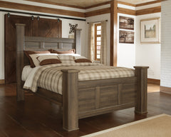 Homestyle Furniture - Ashley Furniture - Juararo Queen Poster Bed - Queen Poster Bed - B251B3