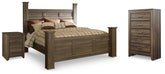 Homestyle Furniture - Ashley Furniture - Juararo King Poster Bed, Chest and Nightstand - King Poster Bed, Chest and Nightstand - B251B34