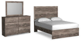 Homestyle Furniture - Ashley Furniture - Ralinksi Full Panel Bed, Dresser and Mirror - Full Panel Bed, Dresser and Mirror - B2587B5