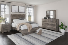 Homestyle Furniture - Ashley Furniture - Ralinksi Full Panel Bed, Dresser, Mirror and Nightstand - Full Panel Bed, Dresser, Mirror and Nightstand - B2587B9