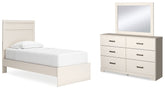 Homestyle Furniture - Ashley Furniture - Stelsie Twin Panel Bed, Dresser and Mirror - Twin Panel Bed, Dresser and Mirror - B2588B13