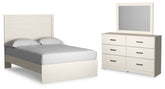 Homestyle Furniture - Ashley Furniture - Stelsie Full Panel Bed, Dresser and Mirror - Full Panel Bed, Dresser and Mirror - B2588B5