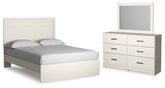 Homestyle Furniture - Ashley Furniture - Stelsie Queen Panel Bed, Dresser and Mirror - Queen Panel Bed, Dresser and Mirror - B2588B6