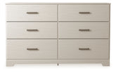 Homestyle Furniture - Ashley Furniture - Stelsie Dresser - Six Drawer Dresser - B2588-31