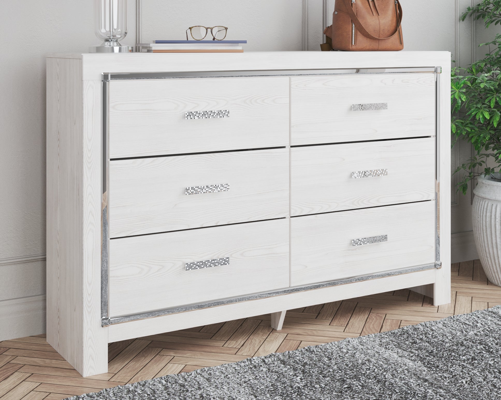 Homestyle Furniture - Ashley Furniture - Altyra Dresser - Six Drawer Dresser - B2640-31