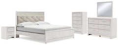 Homestyle Furniture - Ashley Furniture - Altyra King Panel Bed, Dresser, Mirror, Chest and Nightstand - King Panel Bed, Dresser, Mirror, Chest and Nightstand - B2640B59