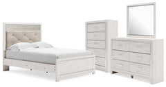 Homestyle Furniture - Ashley Furniture - Altyra Full Panel Bed, Dresser, Mirror and Chest - Full Panel Bed, Dresser, Mirror and Chest - B2640B71