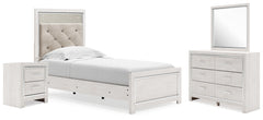 Homestyle Furniture - Ashley Furniture - Altyra Twin Panel Bed, Dresser, Mirror and Nightstand - Twin Panel Bed, Dresser, Mirror and Nightstand - B2640B70