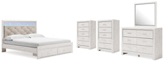 Homestyle Furniture - Ashley Furniture - Altyra King Storage Bed, Dresser, Mirror and 2 Chests - King Storage Bed, Dresser, Mirror and 2 Chests - B2640B45