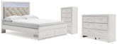 Homestyle Furniture - Ashley Furniture - Altyra Queen Storage Bed, Dresser and Chest - Queen Storage Bed, Dresser and Chest - B2640B64
