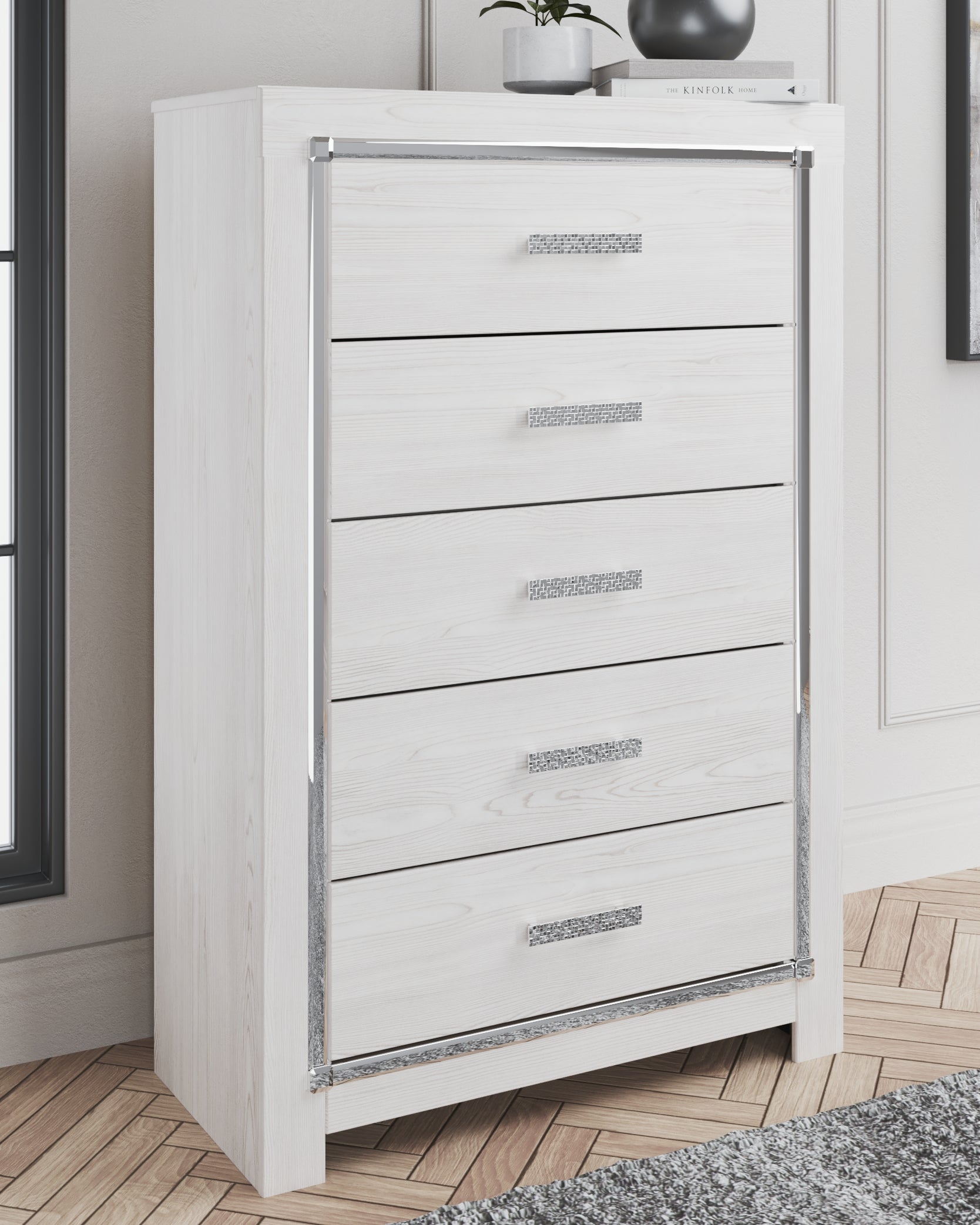 Homestyle Furniture - Ashley Furniture - Altyra Chest of Drawers - Five Drawer Chest - B2640-46