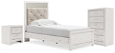 Homestyle Furniture - Ashley Furniture - Altyra Twin Panel Bed, Chest and Nightstand - Twin Panel Bed, Chest and Nightstand - B2640B60