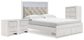 Homestyle Furniture - Ashley Furniture - Altyra Queen Storage Bed, Chest and 2 Nightstands - Queen Storage Bed, Chest and 2 Nightstands - B2640B68