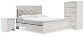 Homestyle Furniture - Ashley Furniture - Altyra King Panel Bed, Chest and 2 Nightstands - King Panel Bed, Chest and 2 Nightstands - B2640B61