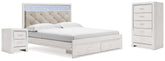 Homestyle Furniture - Ashley Furniture - Altyra King Storage Bed, Chest and Nightstand - King Storage Bed, Chest and Nightstand - B2640B44