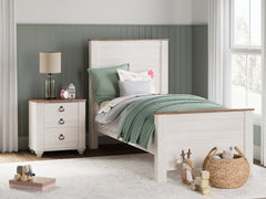 Homestyle Furniture - Ashley Furniture - Willowton Twin Panel Bed - Twin Panel Bed - B267B15