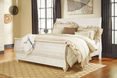 Homestyle Furniture - Ashley Furniture - Willowton Queen Sleigh Bed - Queen Sleigh Bed - B267B4