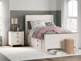 Homestyle Furniture - Ashley Furniture - Willowton Full Panel Bed with 2 Storage Drawers - Full Panel Bed with 2 Storage Drawers - B267B22