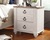Homestyle Furniture - Ashley Furniture - Willowton Nightstand - Two Drawer Night Stand - B267-92