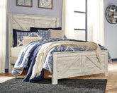 Homestyle Furniture - Ashley Furniture - Bellaby Queen Crossbuck Panel Bed - Queen Crossbuck Panel Bed - B331B6