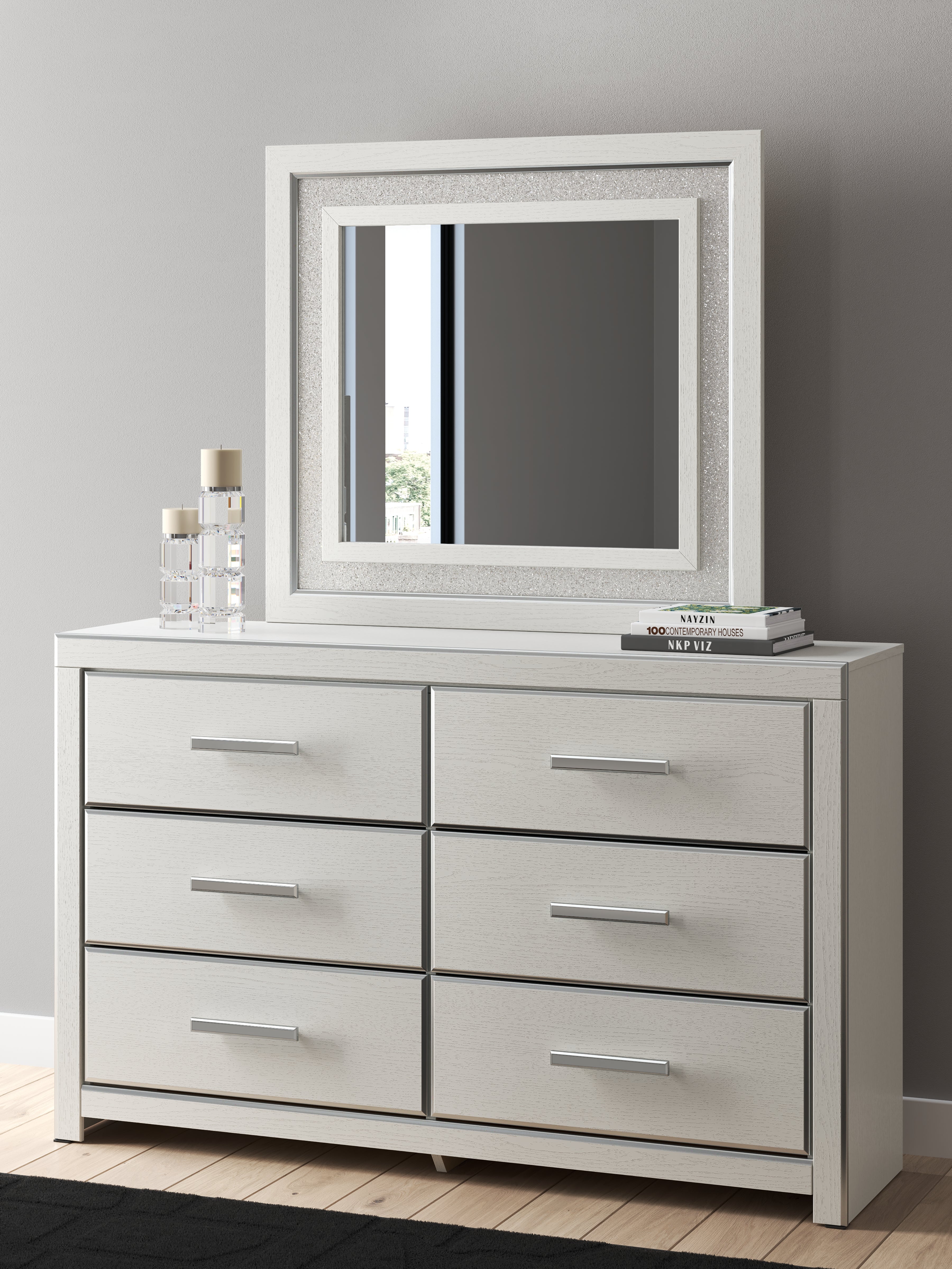 Homestyle Furniture - Ashley Furniture - Zuraleus Dresser and Mirror - Dresser and Mirror - PCB3381B1