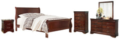 Homestyle Furniture - Ashley Furniture - Alisdair King Sleigh Bed, Dresser, Mirror and Nightstand - King Sleigh Bed, Dresser, Mirror and Nightstand - B376B13