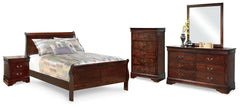 Homestyle Furniture - Ashley Furniture - Alisdair Full Sleigh Bed, Dresser, Mirror, Chest and Nightstand - Full Sleigh Bed, Dresser, Mirror, Chest and Nightstand - B376B19