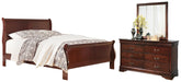 Homestyle Furniture - Ashley Furniture - Alisdair Queen Sleigh Bed, Dresser and Mirror - Queen Sleigh Bed, Dresser and Mirror - B376B3